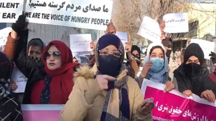 تظاهرات زنان در کابل - سایت بلخاب