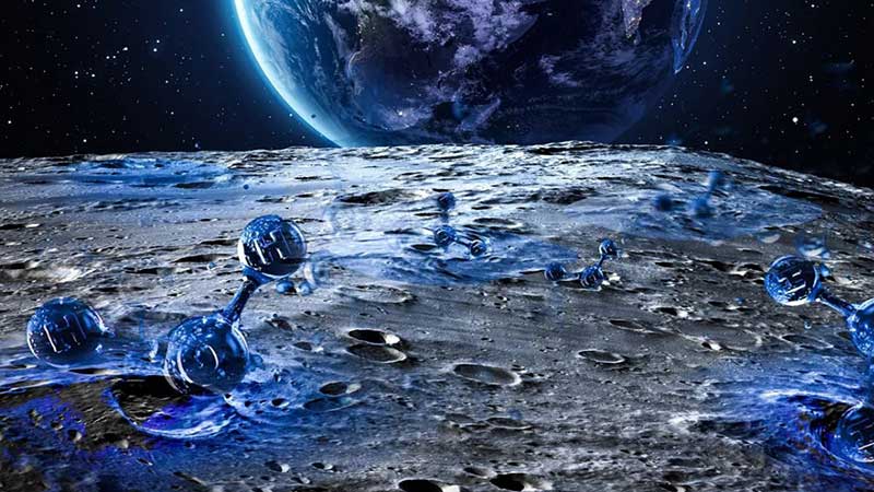 شواهدی از وجود آب بر روی ماه