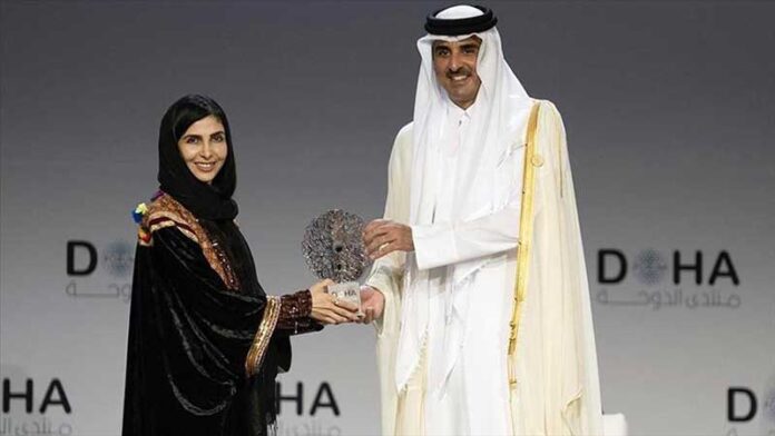 رویا محبوب برنده جایزه سال 2022 قطر