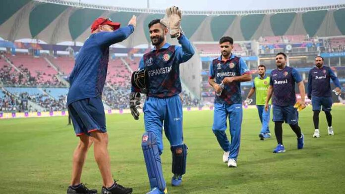The victory of the Afghanistan cricket team in the World Cup against the Netherlands