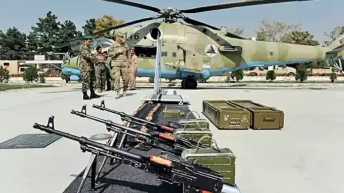 سلاح های آمریکایی باقی مانده در افغانستان امنیت پاکستان را به خطر انداخته است